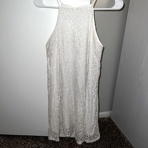 White lace dress